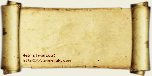 Irena Čakaranović vizit kartica